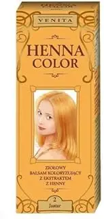 Henna Colour 2 Amber Hair Balm Hair Colour Effect Natural Hair Dye Hen Eco