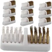 OHPHCALL Reusable Nail Brush for Electric Manicure Drill Steel Wire Nail Drill Bits Cleaning Brush