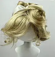Global Dolls Doll Wig “Geneva” BLONDE Size 11-12 NWT box Updo Ponytail kanekalon