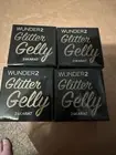 4 WUNDER2-GLITTER GELLY-Long Lasting Face, Eye & Body Glitter Gel-24 Karat/Color