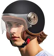 Jvjggag Mountain Bike Helmet,Open Face Half Bicycles Helmet | Skateboarding Supplies for Commuting Racing Riding Road Cycling Street Moped Electric Scooter Dirt Biking Motocross