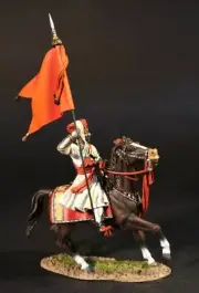 M-WIN-14 Sillidar Standard Bearer, Maratha Cavalry John Jenkins Designs Minis