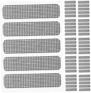 CIYODO 25Sheets Adhesive Window Screen Repair Patch Kit Durable Mesh Screen Mend Tape for Quick Repairs of Windows and Doors Easy to Use Lightweight and Reliable