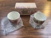 Illumicrate Exclusive Set Flower Stemless Tea Cups A Magic Steeped in Poison NIB