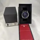 Nixon Sentry Quartz Navy Blue Dial Brown Leather Men's Watch A105-1524 With Box