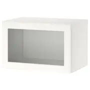 BESTÅ shelf unit with door, white/Ostvik white, 60x42x38 cm