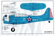004 USN SBD Dauntlass.049 Profile PLAN. 20" wing with symmetrical airfoil