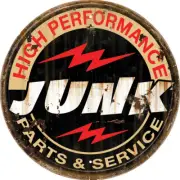 New Tin Signs Junk P&S Round Tin Sign 2463