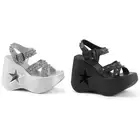 Pleaser Demonia Star Cutout Platform Ankle Strap Adult Women Sandals Dynamite02