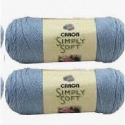 Country Breeze Yarn Bundle: Soft and Simple (2-pack) in Light Blue - Perfect for
