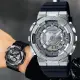 【CASIO 卡西歐】G-SHOCK WOMEN 時尚金屬外殼 雙顯腕錶 母親節 禮物(GM-S110-1A)