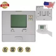 White Energy-Saving Digital Thermostat with Remote Control and Backlit Display