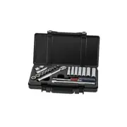 Titan 66201 21 Piece 1/4" Drive Metric Socket Set