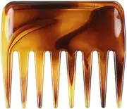 Mini Wide Tooth Comb, 2 Pack Travel Detangling Comb Portable Pocket Comb Large Tooth Shower Comb Hair Styling Comb Tiny Purse Comb Curly Hair Combs for Women Wet Hair, Thick Hair, Beard Comb for Men (Style 1, 10*8CM)