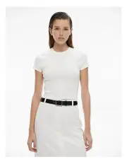 [Witchery] Rib Baby Tee in Fresh White