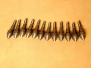 12 New Screw-in Bullet Points 100 gr 21/64" -3D or Target - 2113, 2117, 2213 etc