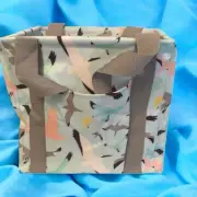 Thirty-One Small Utility Tote Bag In Flights Of Fancy Multicolor Birds New