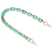Purse Chain Strap, 23.6 Inch Acrylic Strap Replacement for Handbag, Green