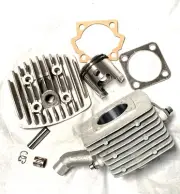 47mm 66 80CC Motorized Bicycle Engine Cylinder Head Set Piston KIT 8mm 1 1/16" B