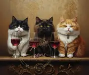 Cats Fun Art Mouse Pad Gift Cat Lover Gift Computer