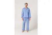 Mens Contare Sizes S-7XL Long Sleeve PJS Pyjamas Set Dusk Blue (DSK)