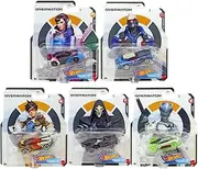 Hot Wheels Overwatch 2020 Character Cars Complete Set of 5 Vehicles with Genji, D.Va, Tracer, Soldier 76 and Reaper