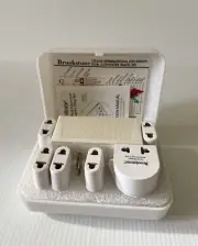 TC 661 Dual Converter Adapter Plug Set International Travel 110V to 220V EU/AU