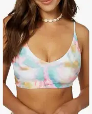 Oneill Juniors Women of the Wave Middle Swim Top Flamenco Bottoms L & XL