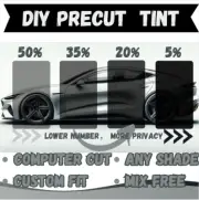PreCut Window Film/Tint for Ford F150 25-21 Crew Pickup all shade all side&rear (for: Ford)