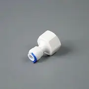 1/4 OD PE Tube to Internal and External Thread Quick ConnectorKitchen Water Filter Attachment RO Filter Reverse Osmosis System(9)