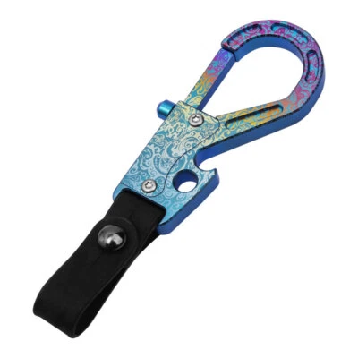 NEW Titanium Alloy Keychain Bolt Action Key Pendant Outdoor Opener Portable Tool