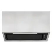 Sirius 85cm Undermount Rangehood - Black Heated Glass