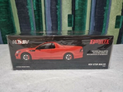 Biante 1:18 HSV Gen-F2 Maloo GTS-R Ute - Sting Red - Brand New