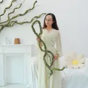 118inch Large Bendable Artificial Wall Hanging Grape Vines Craft Cherry