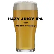 Hazy Juicy IPA Homebrew 5 Gallon Beer Extract Ingredient Kit - My Brew Supply