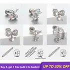 Umbrella Bell ​​​​​​​Bowknot Heart Shape Helix Piercing Earring Stud Barbell