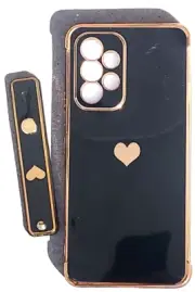 Bonoma Compatible with Samsung Galaxy A53 5G Case Love Heart Plating Wristband