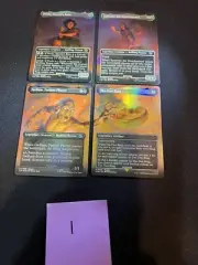The One Ring LOTR Gift Bundle 4-Card Promo Set, Magic The Gathering MTG NM
