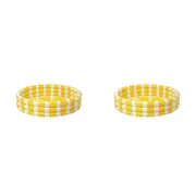2x Intex Zesty Lemon Kids/Children Outdoor/Backyard Inflatable Swimming Pool