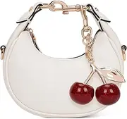 [JQWSVE] Small Top Handle Bags for Women Rhinestone Mini Purses Ladies Handbags Trendy Crescent Mini Crossbody Purse