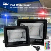 LED Flood Light 50W/100W RGB Floodlight Color Changing Spotlight AU Plug outdoor