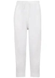 Foemina Ashley Tapered Corduroy Trousers - White - 14 (UK14 / L) 14 (UK14 / L)