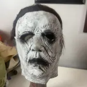 Michael Myers Mask Halloween Full Head Scary Horror Murderer Mask