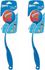 Chuckit! POCKET BALL LAUNCHER 12-inch For Medium Balls - Dog Fetch Toy 2 PACK