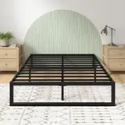 Zinus Quick Lock 35Cm King Bed Frame/Under Bed Storage, Metal Bed Base, Metal Sl