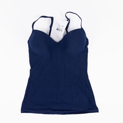 Hanro Women Allure Bra Cami Midnight Sky Size 36A