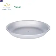 Titanium Plates Dishes Saucer Outdoor Home Food Tray round Dinnerware Durable Ta