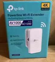 TP-Link TL-WPA7617 AV1000 Gigabit Passthrough Powerline ac Wi-Fi Kit **