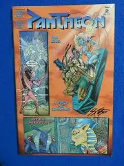 PANTHEON #2 SIGNED BY STEVE CROMPTON 2012 RAVEN PRESS