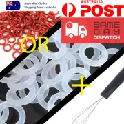 150 Mechanical Keyboard Cherry Keycap Rubber O-Ring Dampeners with Wire Puller